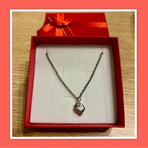 Mini Strawberry Charm Pendant & Necklace